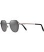 Color:Grey Metal - Image 1 - Hukilau PolarizedPlus2® Round 52mm Sunglasses