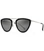 Color:Black Gloss - Image 1 - Unisex Hunakai PolarizedPlus2® 53 mm Triangle Sunglasses