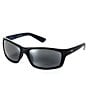 Color:Matte Black - Image 3 - Kanaio Coast PolarizedPlus2® Wrap 61mm Sunglasses