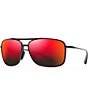 Color:Red Black Tortoise - Image 1 - Kaupo Gap PolarizedPlus2® Aviator 61mm Sunglasses
