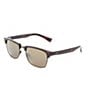 Color:Tortoise - Image 1 - Kawika PolarizedPlus2® Rectangular 54mm Sunglasses