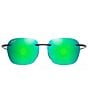 Color:Black Matte - Image 2 - Komohana PolarizedPlus2® Square 50mm Sunglasses