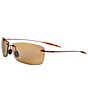 Maui Jim Lighthouse PolarizedPlus2® Rectangular 65mm Sunglasses - Image 3