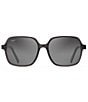 Color:Translucent Grey - Image 2 - Little Bell PolarizedPlus2® Square 55mm Sunglasses