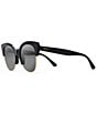 Maui Jim Mariposa PolarizedPlus2® Fashion 56mm Sunglasses, Color:Black Gloss with Gold - Image 1