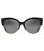 Maui Jim Mariposa PolarizedPlus2® Fashion 56mm Sunglasses, Color:Black Gloss with Gold - Image 2