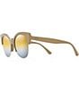 Color:Silver Mink with Silver - Image 1 - Mariposa PolarizedPlus2® Fashion 56mm Sunglasses