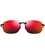 Color:Matte Black - Image 2 - Men's Ho'okipa XL PolarizedPlus2® 67mm Oval Sunglasses