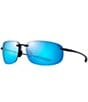 Color:Translucent Grey - Image 1 - Men's Ho'okipa XL PolarizedPlus2® 67mm Oval Sunglasses