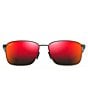 Color:Dark Gunmetal - Image 1 - Men's Ka'ala PolarizedPlus2® Square 58mm Sunglasses