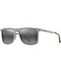 Maui Jim Men's Makamae PolarizedPlus2® 56mm Square Sunglasses, Color:Matte Grey - Image 1