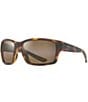 Maui Jim Men's Mangroves PolarizedPlus2® Wrap Tortoise 60mm Sunglasses, Color:Tortoise - Image 1