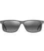 Color:Matte Grey - Image 2 - Men's Pulama PolarizedPlus2® 59mm Rectangle Sunglasses
