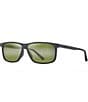 Maui Jim Men's Pulama PolarizedPlus2® 59mm Rectangle Sunglasses, Color:Matte Dark Grey - Image 1