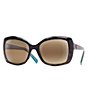 Color:Tortoise - Image 1 - Orchid PolarizedPlus2® Round 56mm Sunglasses