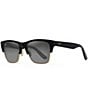 Color:Black Gloss - Image 1 - Unisex Perico PolarizedPlus2® Square 56mm Sunglasses