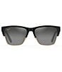 Color:Black Gloss - Image 2 - Perico PolarizedPlus2® Square 56mm Sunglasses