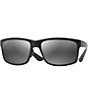 Color:Matte Black - Image 1 - Pokowai Arch PolarizedPlus2® Rectangular 58mm Sunglasses