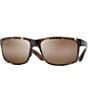Color:Olive Tortoise - Image 1 - Pokowai Arch PolarizedPlus2® Rectangular 58mm Sunglasses