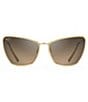 Color:Shiny Gold - Image 2 - Puakenikeni PolarizedPlus2® Cat Eye 61mm Sunglasses