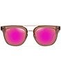 Color:Light Espresso - Image 2 - Unisex Relaxation Mode PolarizedPlus2® Square 49mm Sunglasses