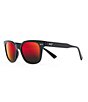 Color:Matte Black - Image 1 - Shore Break PolarizedPlus2® Square 50mm Sunglasses