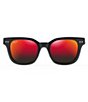 Color:Matte Black - Image 2 - Shore Break PolarizedPlus2® Square 50mm Sunglasses