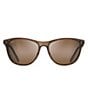 Color:Translucent Mocha - Image 2 - Sugar Cane PolarizedPlus2® Classic 57mm Sunglasses