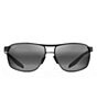 Color:Dark Gunmetal - Image 1 - The Bird PolarizedPlus2® Round 61mm Sunglasses