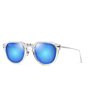 Color:Crystal with Silver - Image 1 - Unisex Alika Polarized Sunglasses