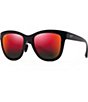 Color:Black Gloss - Image 1 - Unisex Anuenue 52mm Square Gradient Lens Sunglasses