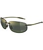 Maui Jim Unisex Breakwall PolarizedPlus2 64mm Rectangle Sunglasses - Image 4