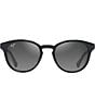 Color:Black - Image 2 - Unisex Hiehie PolarizedPlus2®50mm Round Sunglasses