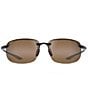 Maui Jim Unisex Ho'okipa XL PolarizedPlus2® 67mm Oval Sunglasses, Color:Tortoise - Image 2