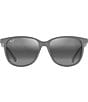 Maui Jim Unisex Ilikea PolarizedPlus2®56mm Round Sunglasses, Color:Matte Grey - Image 2