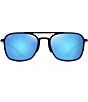 Color:Matte Blue - Image 2 - Unisex Keokea 55mm Aviator Sunglasses
