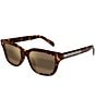 Maui Jim Unisex Likeke PolarizedPlus2® Square Havana 54mm Sunglasses, Color:Havana/Honey - Image 1