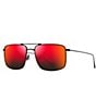Color:Matte Black - Image 1 - Unisex Mikioi 54mm Aviator Polarized Sunglasses