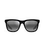 Color:Matte Black - Image 2 - Unisex Pehu 55mm Square Sunglasses