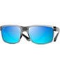 Color:Matte Grey - Image 1 - Unisex Pokowai Arch PolarizedPlus2® Matte Rectangular 58mm Sunglasses