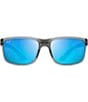 Color:Matte Grey - Image 2 - Unisex Pokowai Arch PolarizedPlus2® Matte Rectangular 58mm Sunglasses