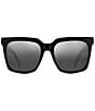 Color:Black/Crystal - Image 2 - Unisex Rooftops PolarizedPlus2® 54mm Square Sunglasses