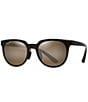 Maui Jim Unisex Wailua PolarizedPlus2® Round 49mm Sunglasses, Color:Translucent Grey - Image 1