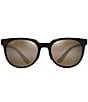 Maui Jim Unisex Wailua PolarizedPlus2® Round 49mm Sunglasses, Color:Translucent Grey - Image 2