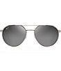 Maui Jim Waterfront PolarizedPlus2® Round 55mm Sunglasses, Color:Grey Metal - Image 2