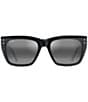 Color:Black - Image 2 - Women's Aloha Lane PolarizedPlus2® Rectangle 56mm Sunglasses