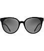 Color:Black - Image 2 - Women's Mehana 55mm Round Sunglasses