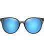 Color:Steel Blue - Image 2 - Women's Mehana 55mm Round Sunglasses
