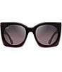 Color:Black Cherry/Raspberry - Image 2 - Women's Pakalana 52.5mm Square Sunglasses