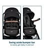 Maxi Cosi Zelia Luxe 5-in-1 Stroller & Micro Luxe Infant Car Seat Travel System, Color:New Hope Black - Image 24